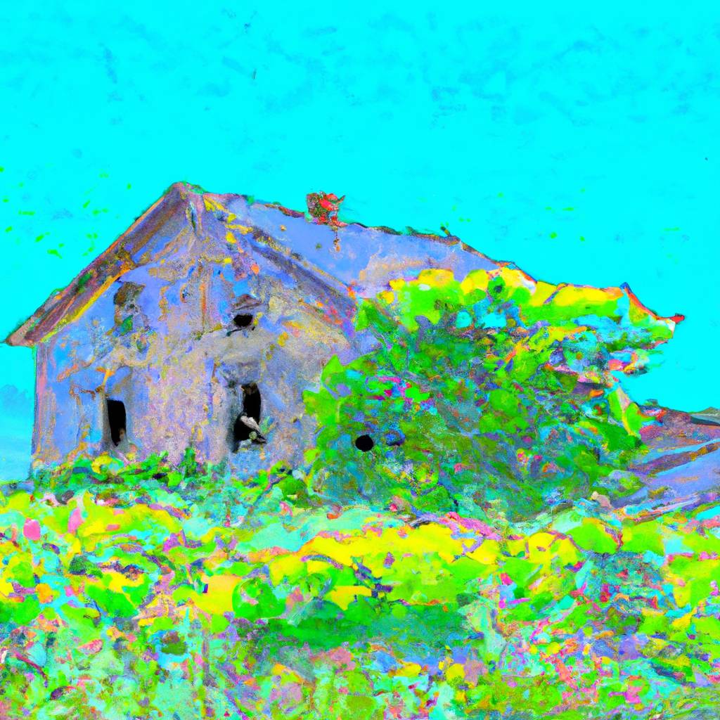 My painting of the scene