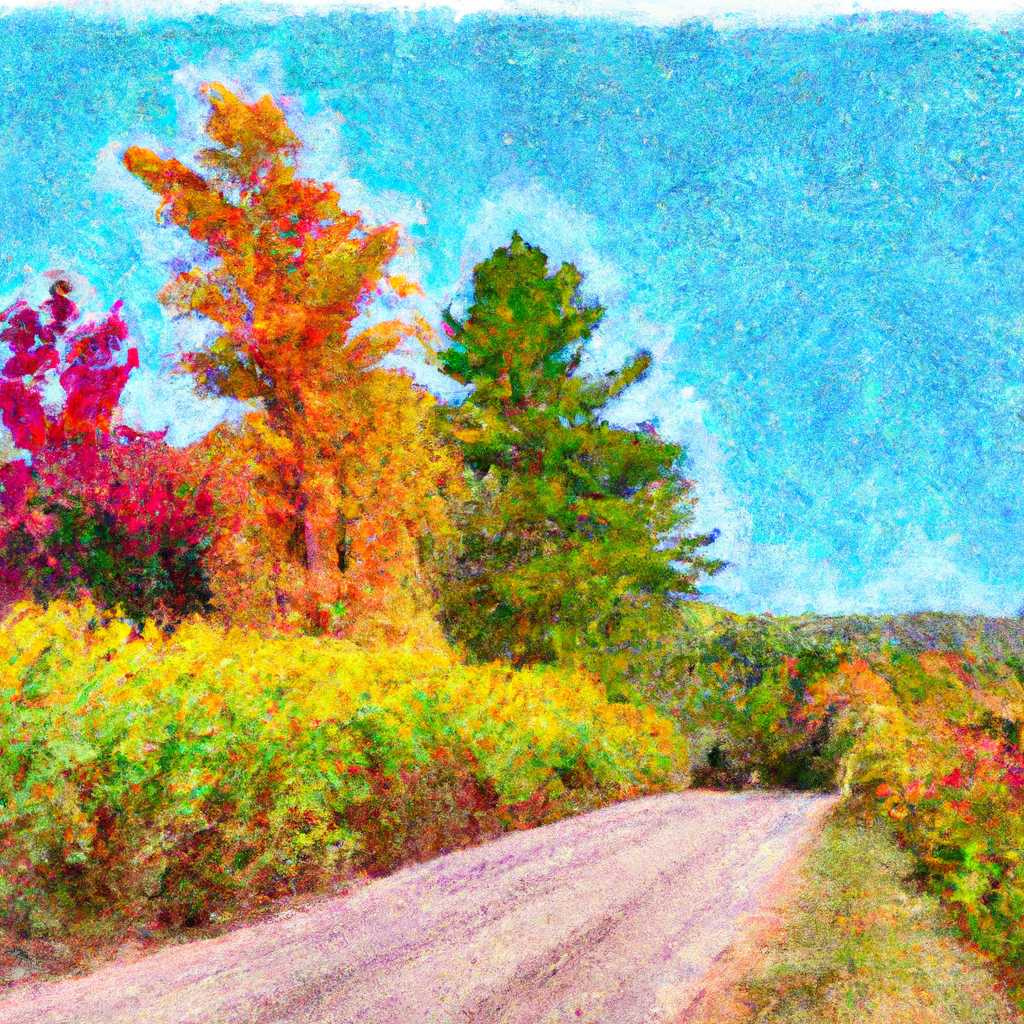 My painting of the scene