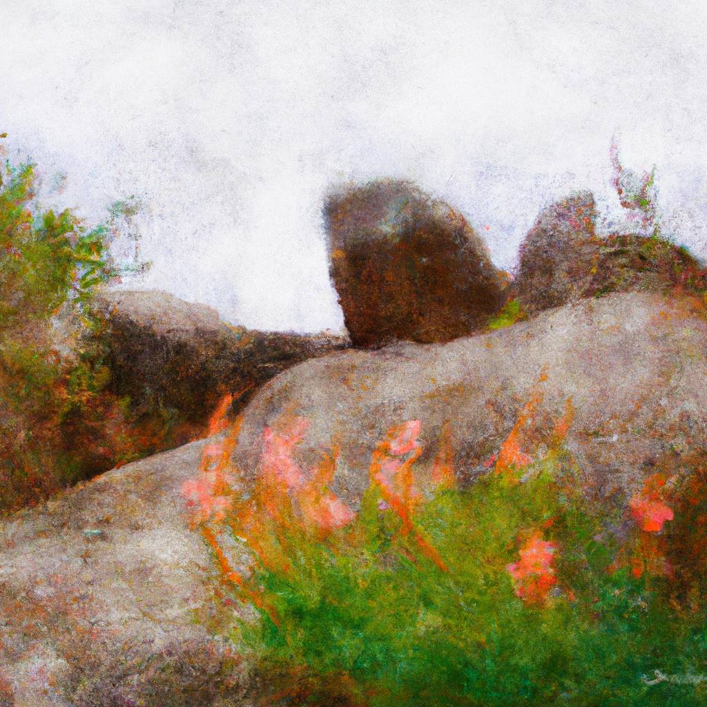 My painting of the scene