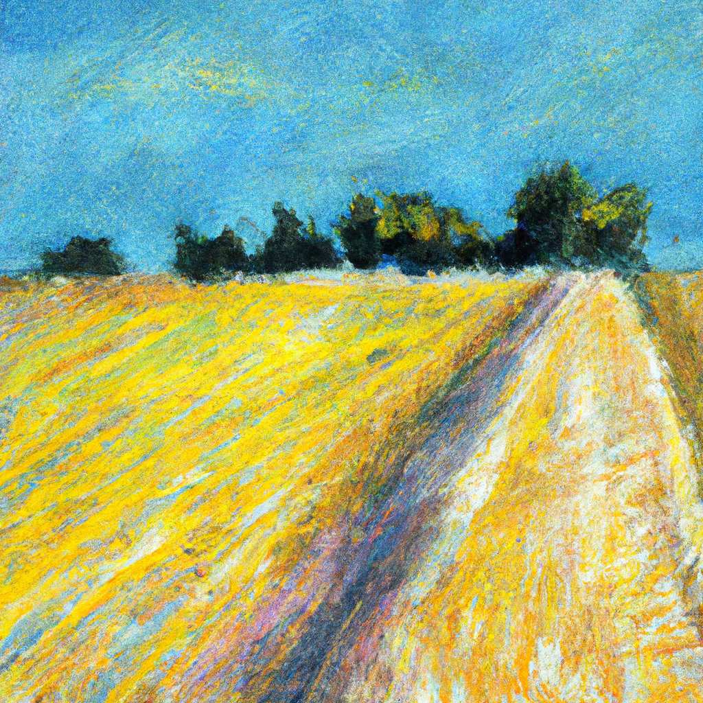 My painting of the scene