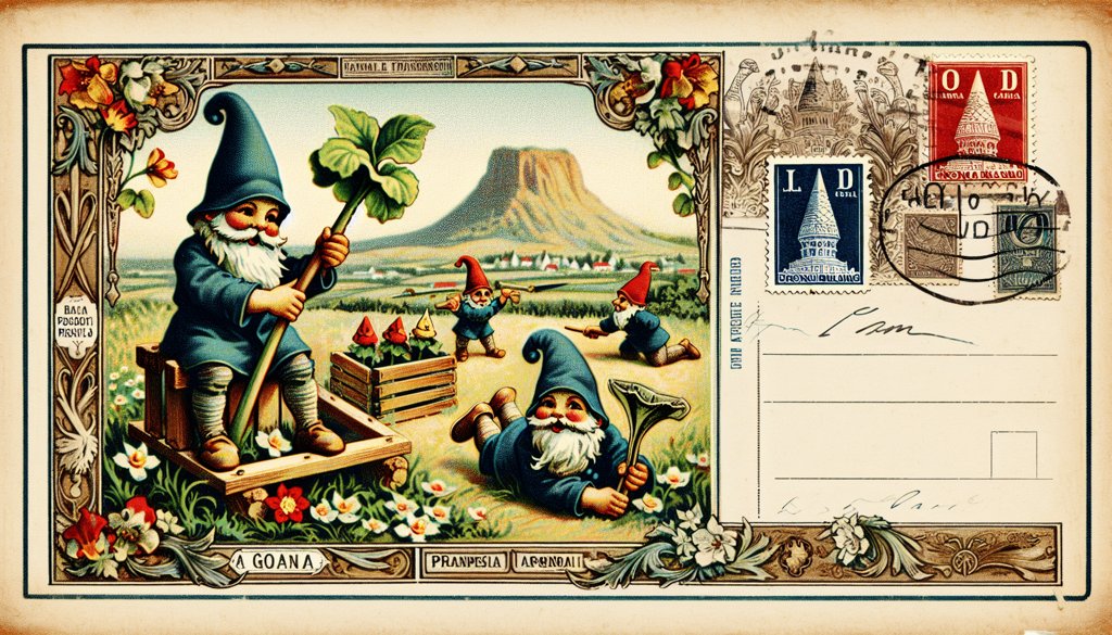 Gnome's postcard from Romania