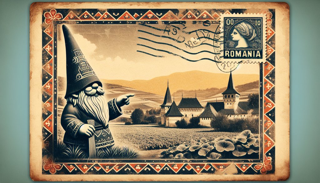 Gnome's postcard from Romania