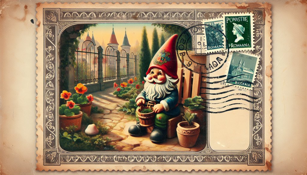 Gnome's postcard from Romania