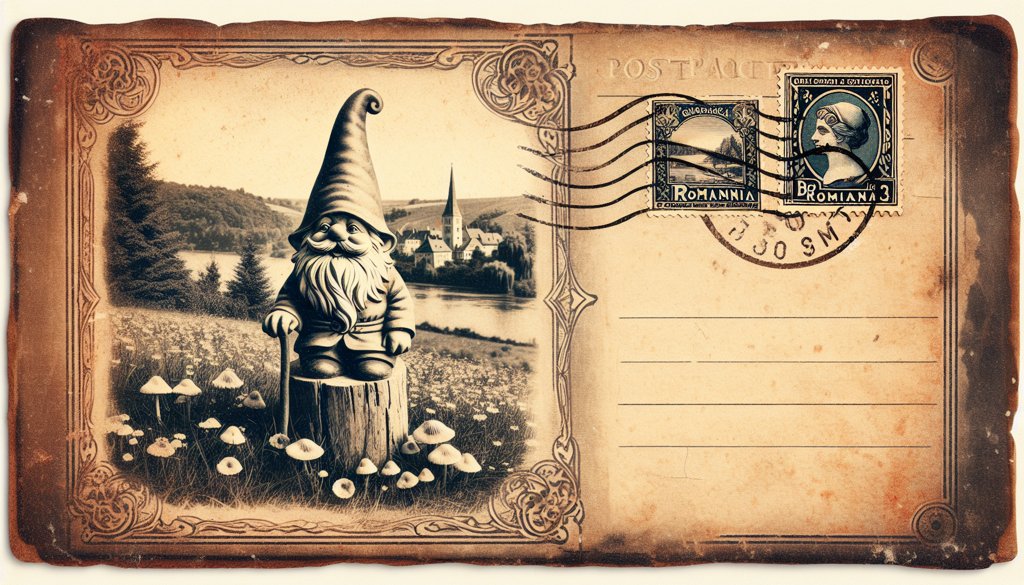 Gnome's postcard from Romania