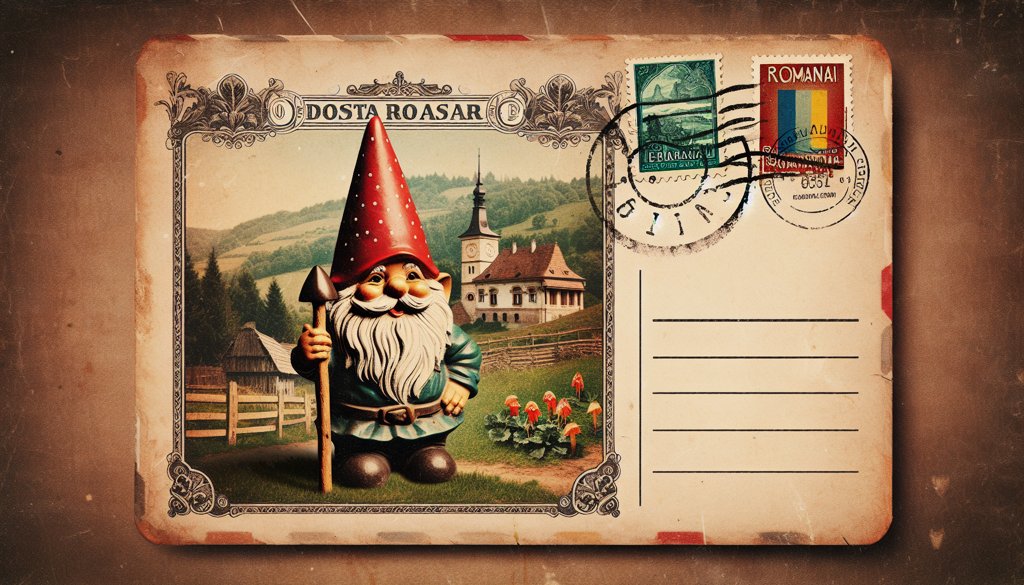 Gnome's postcard from Romania