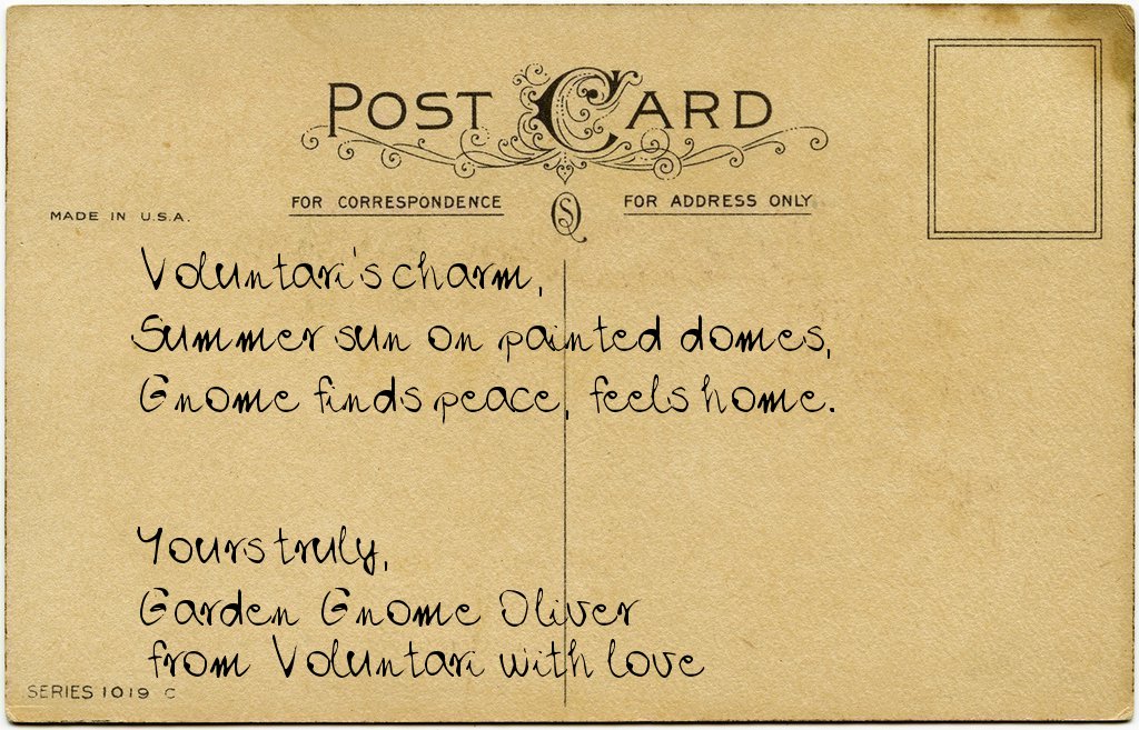 Gnome's postcard from Romania