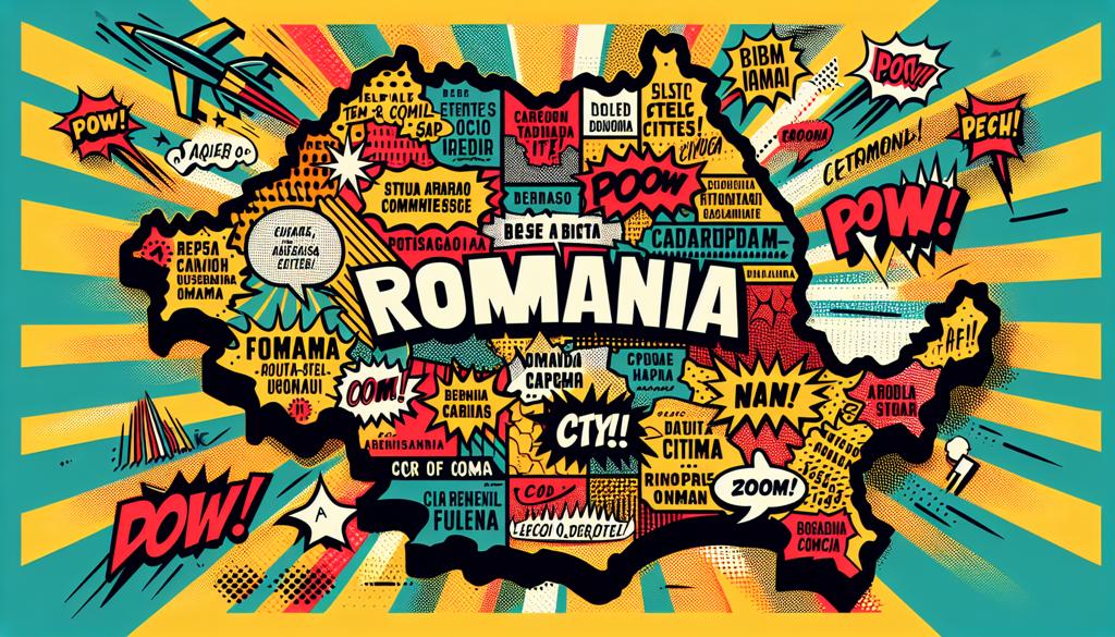 Map of Romania