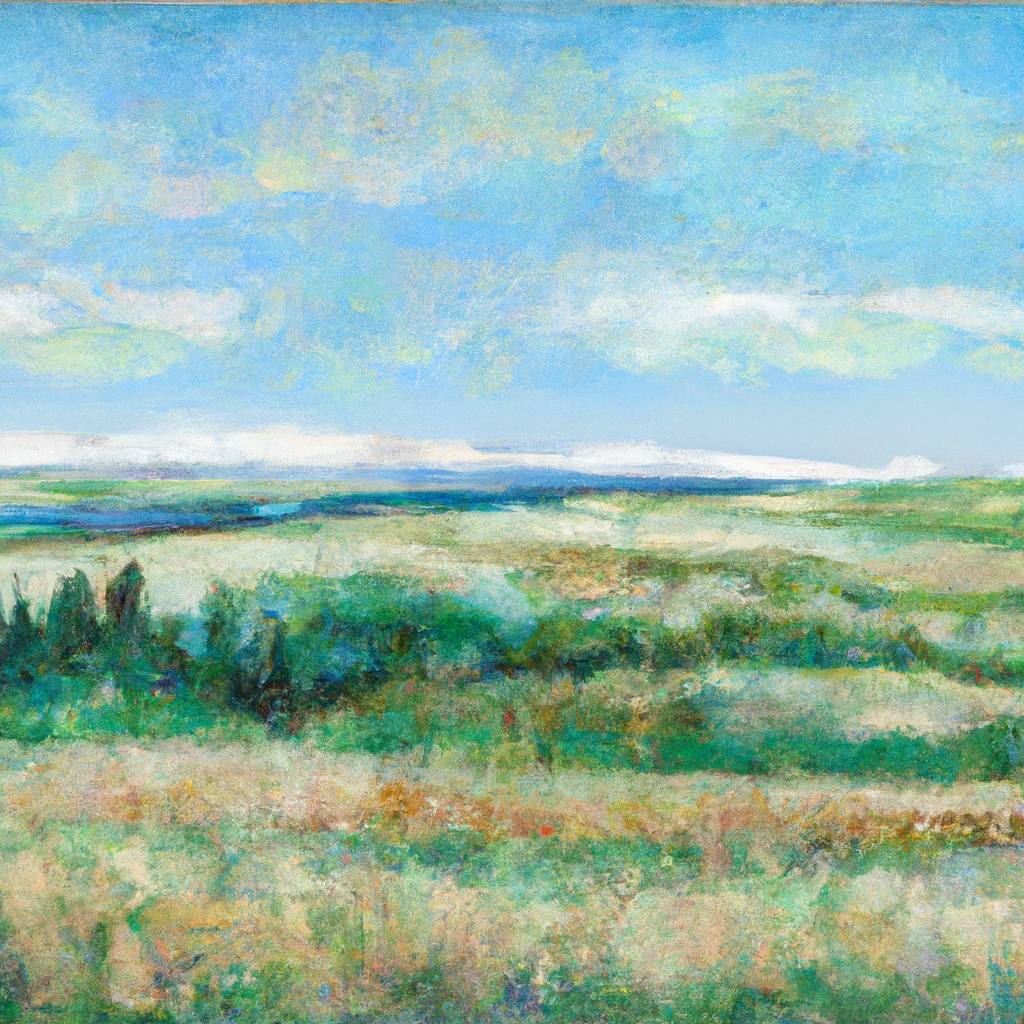 My painting of the scene