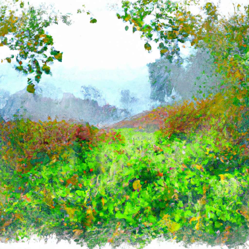 My painting of the scene