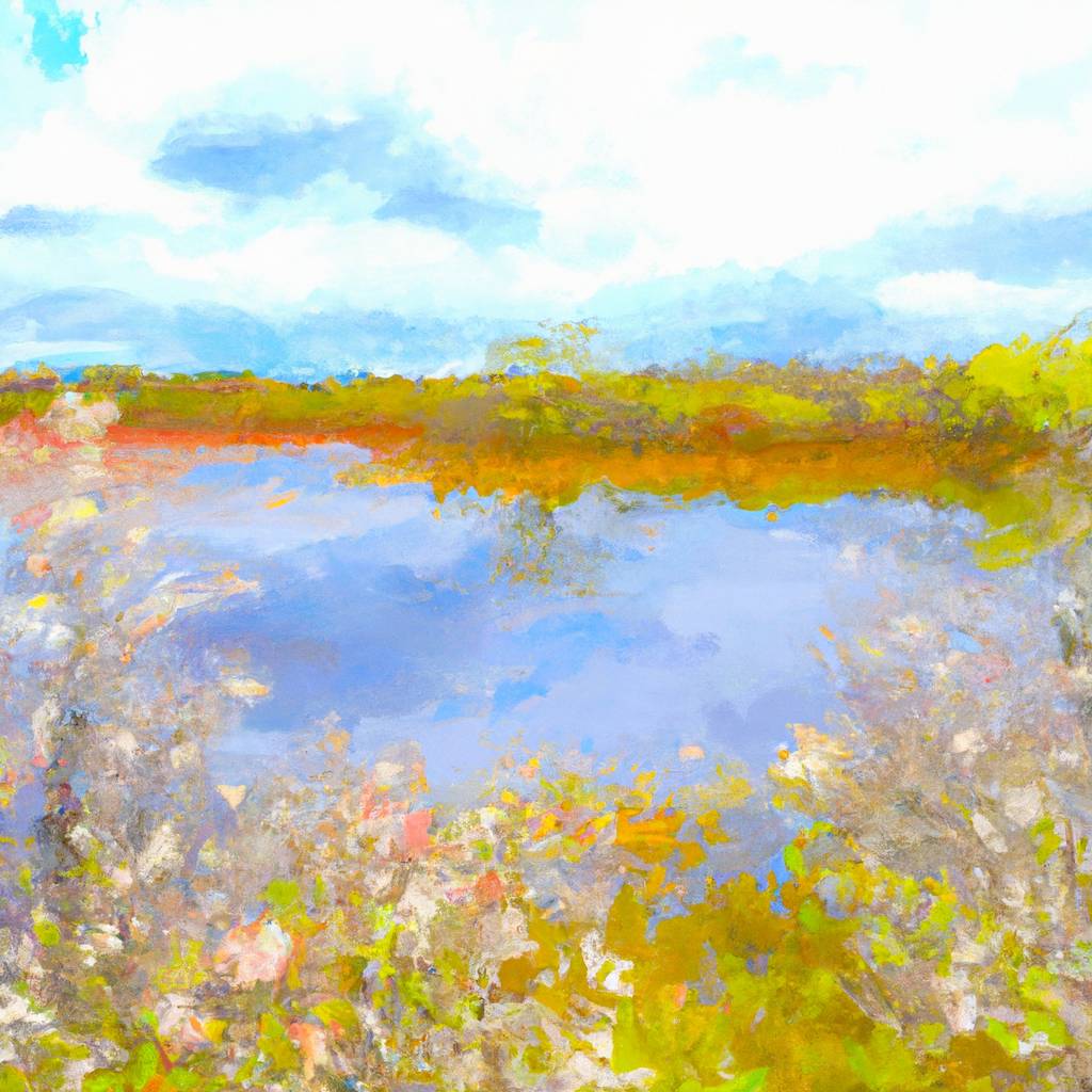 My painting of the scene