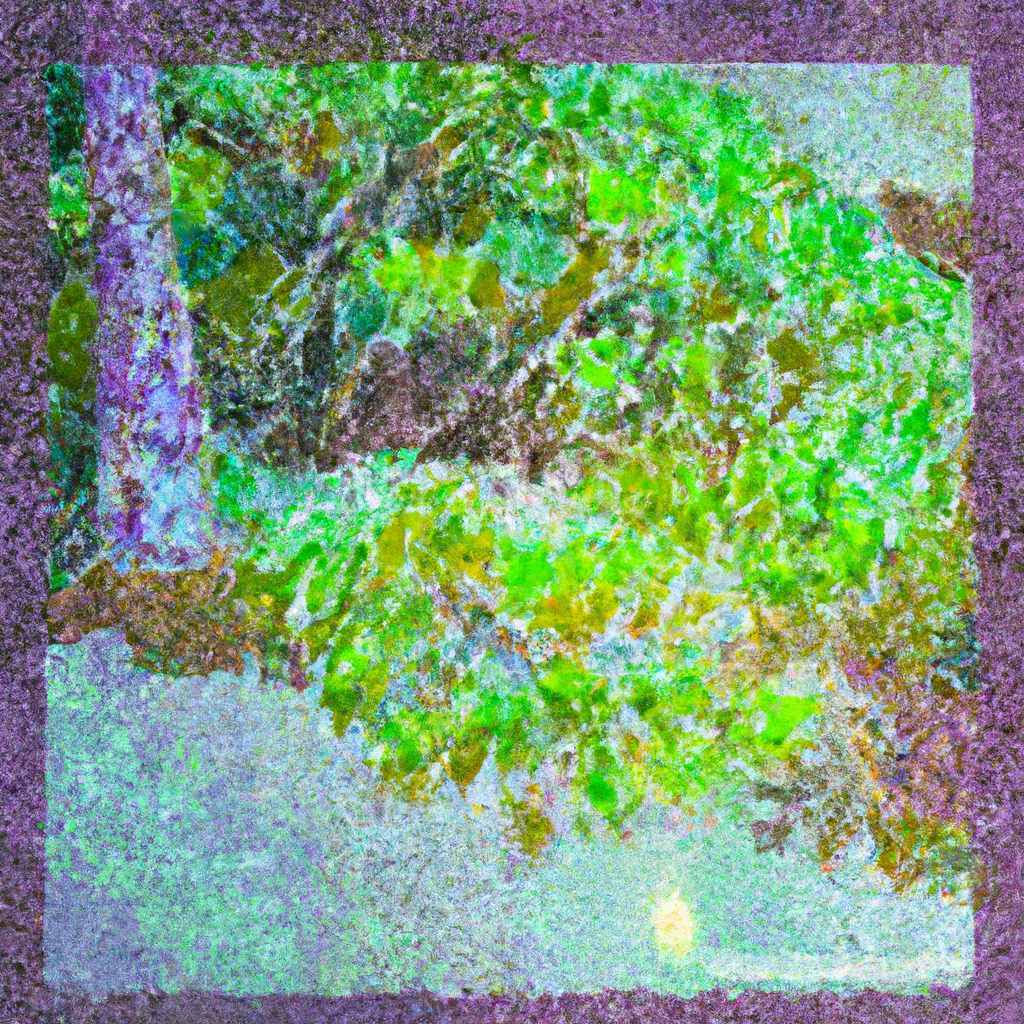 My painting of the scene