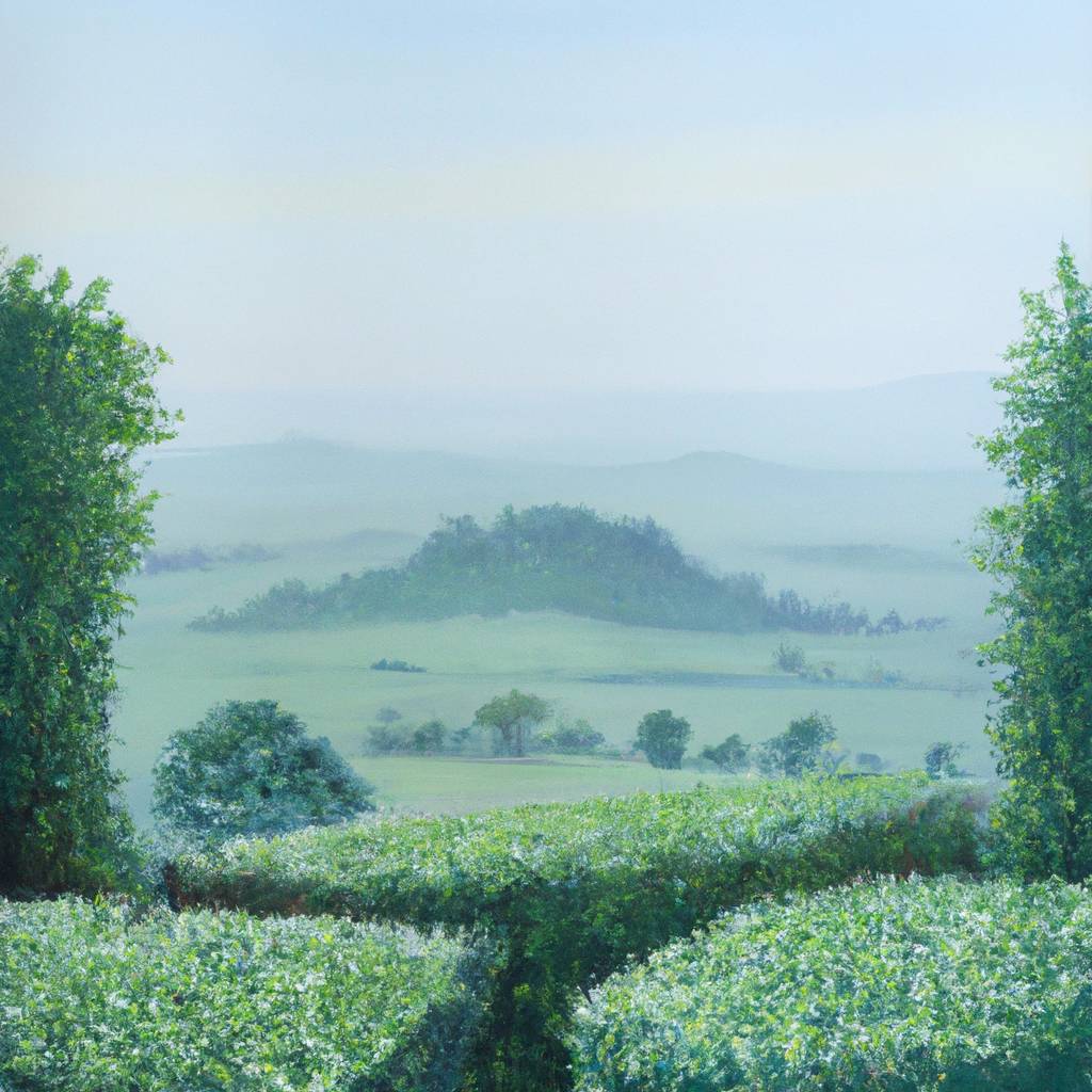 My painting of the scene