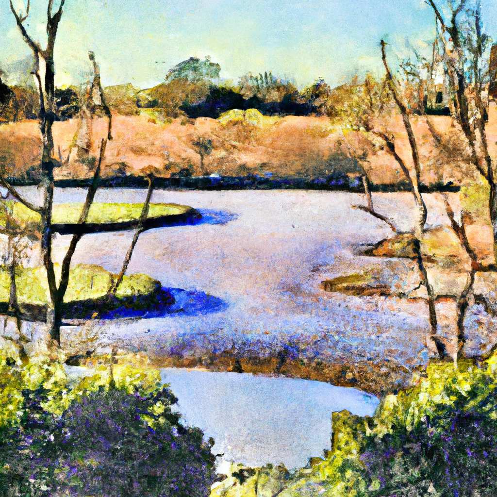 My painting of the scene