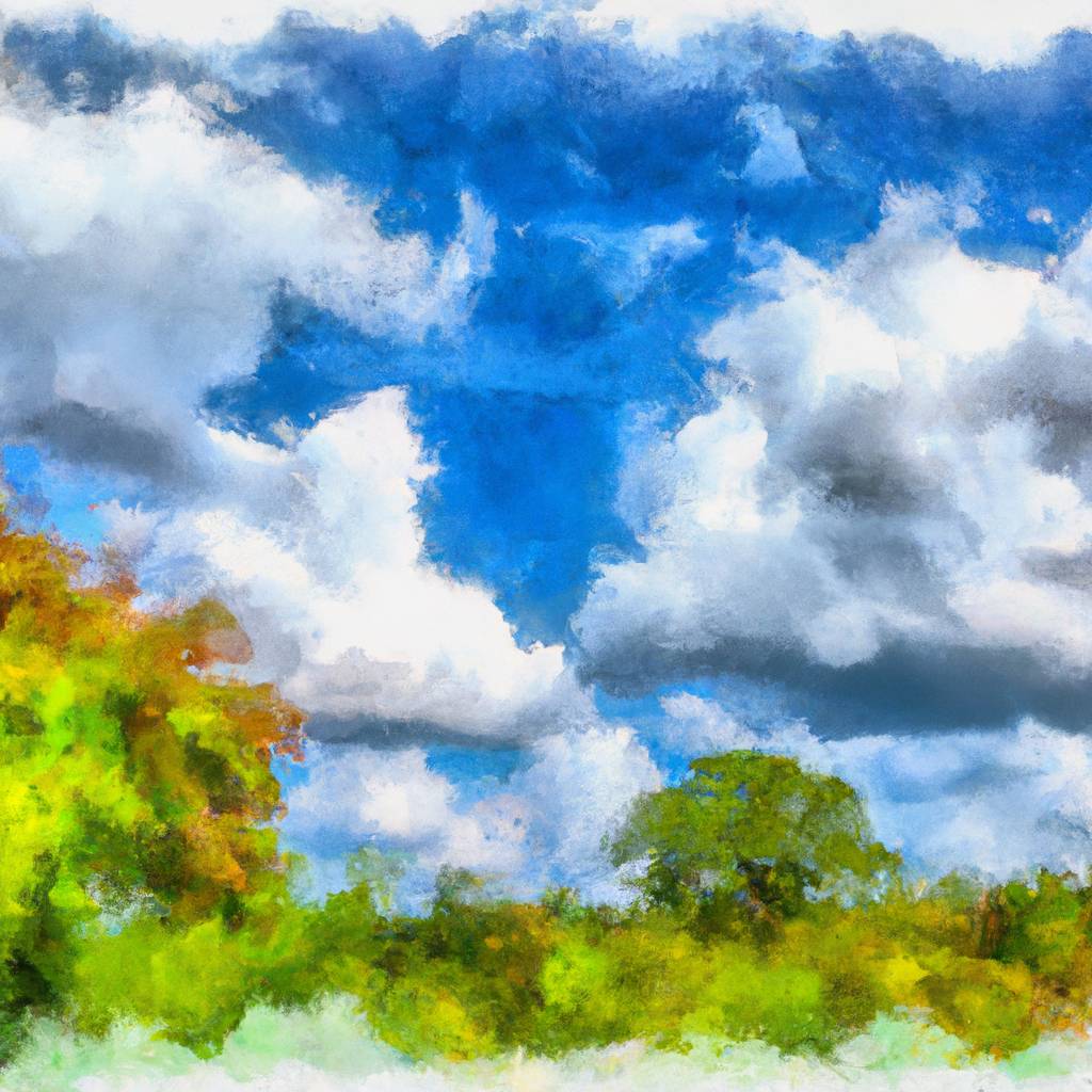 My painting of the scene