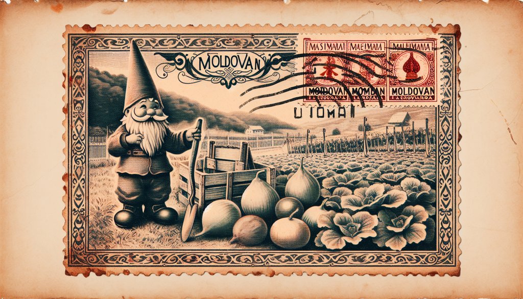 Gnome's postcard from Moldova