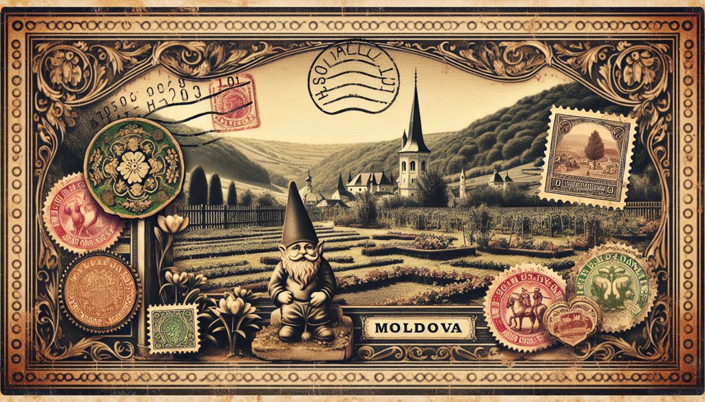Gnome's postcard from Moldova