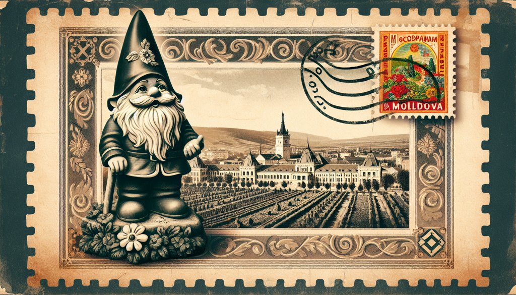 Gnome's postcard from Moldova