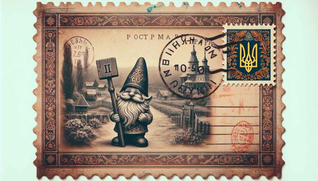 Gnome's postcard from Ukraine