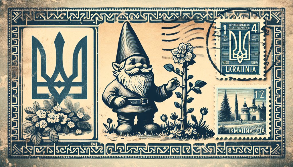 Gnome's postcard from Ukraine