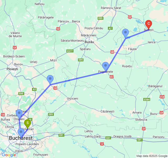 Recent journey map
