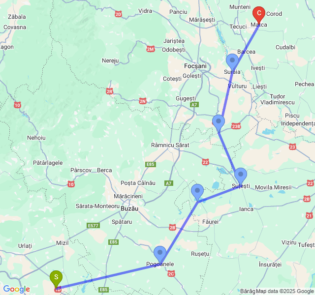 Recent journey map