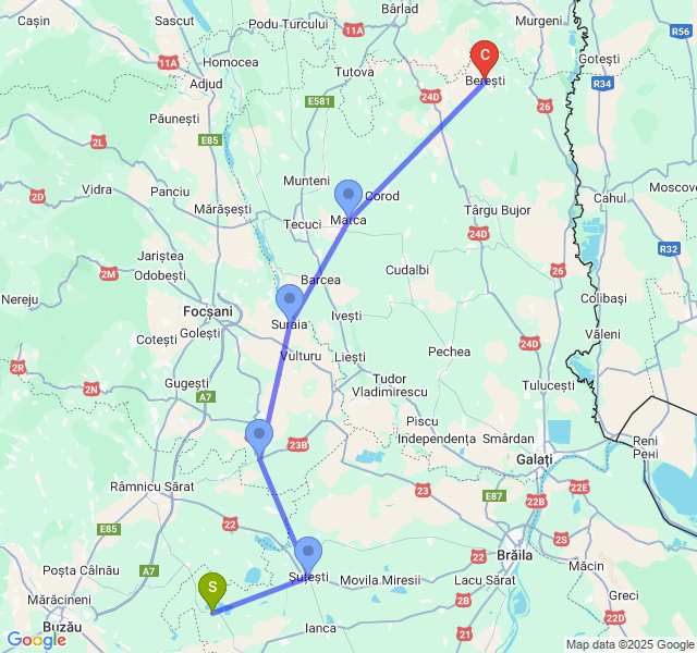 Recent journey map