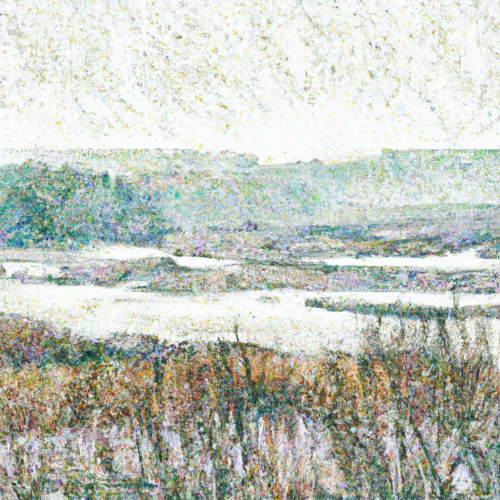 My painting of the scene