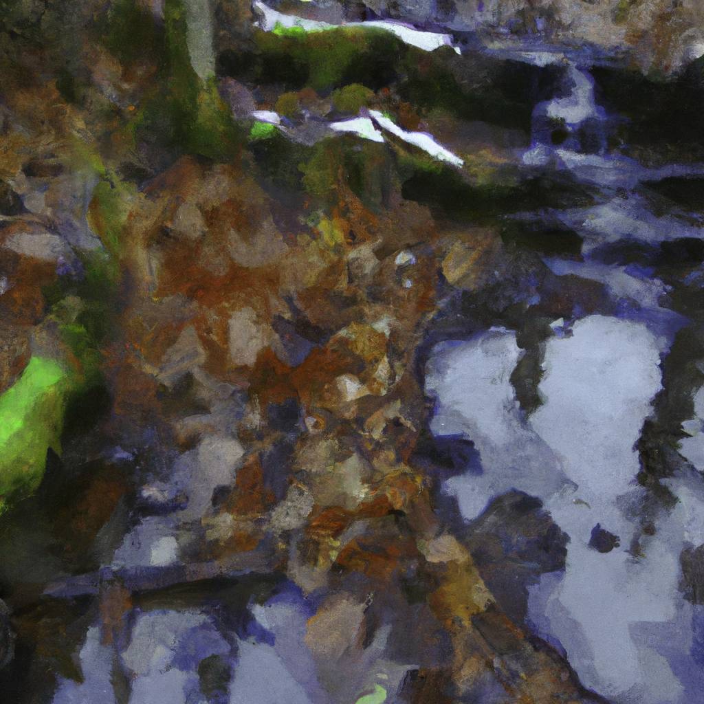 My painting of the scene