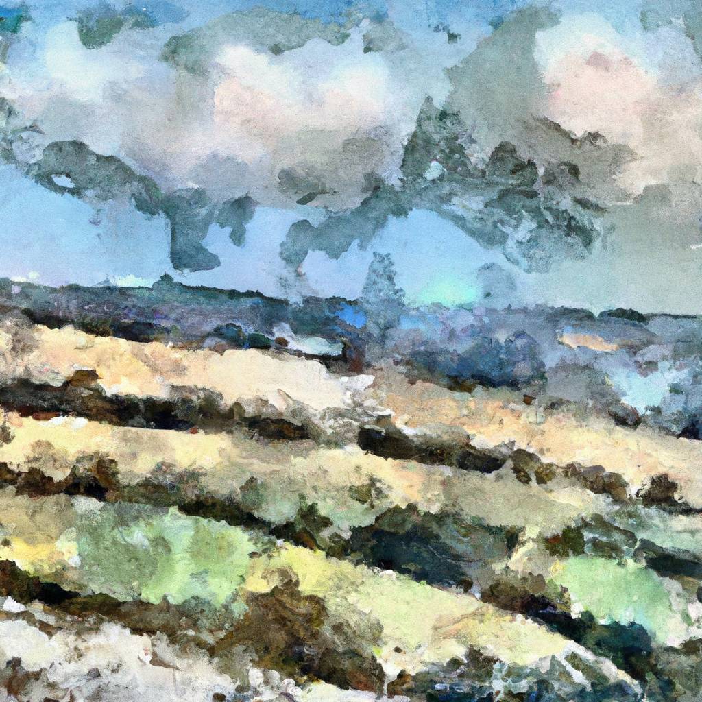 My painting of the scene