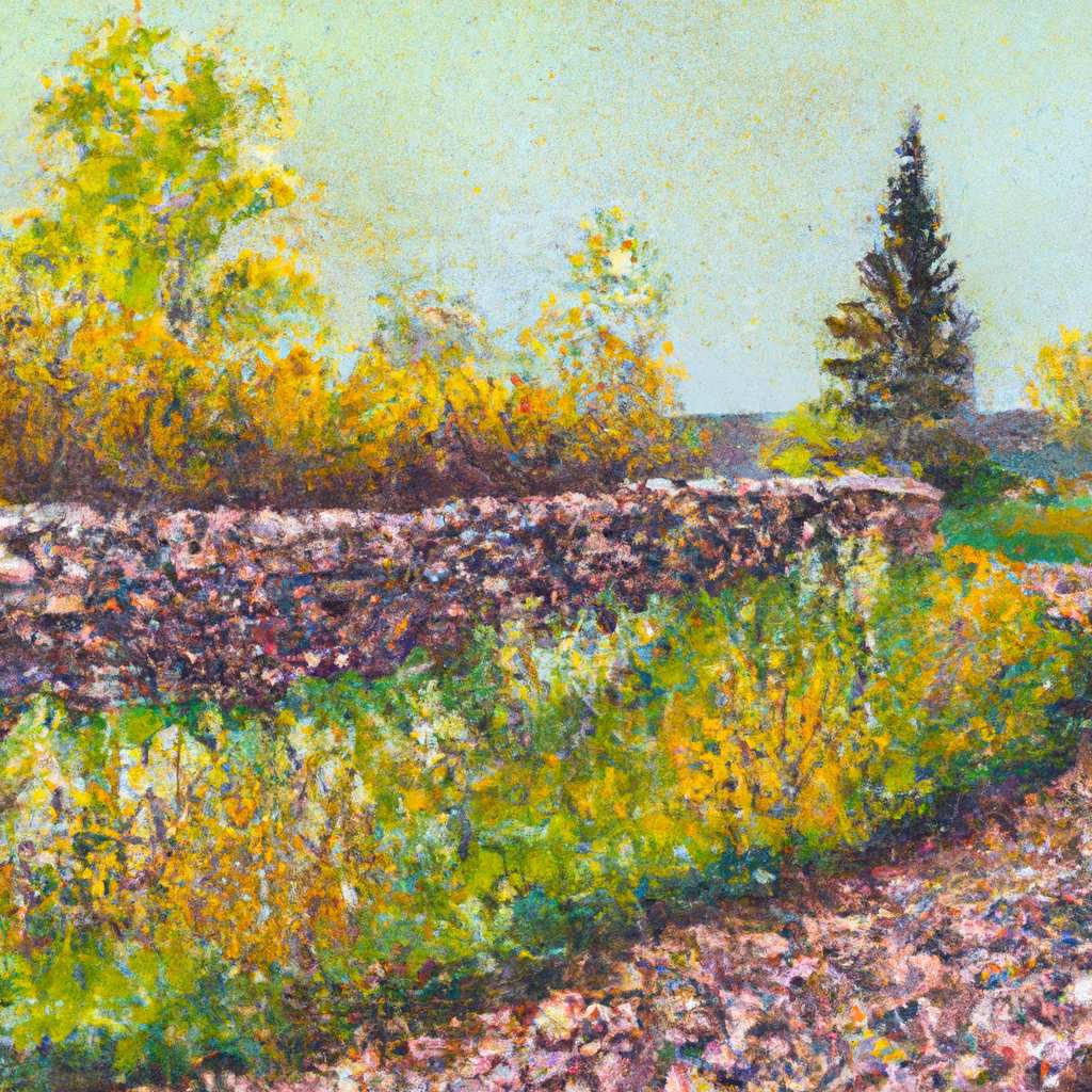 My painting of the scene