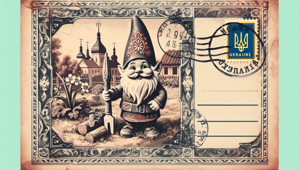 Gnome's postcard from Ukraine