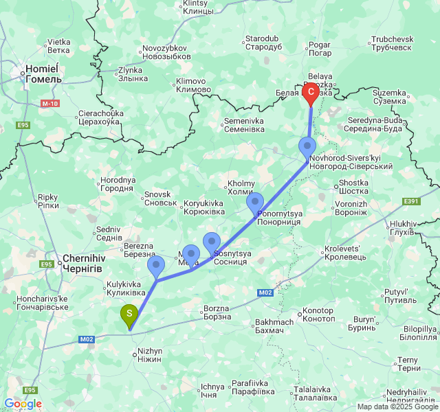 Recent journey map