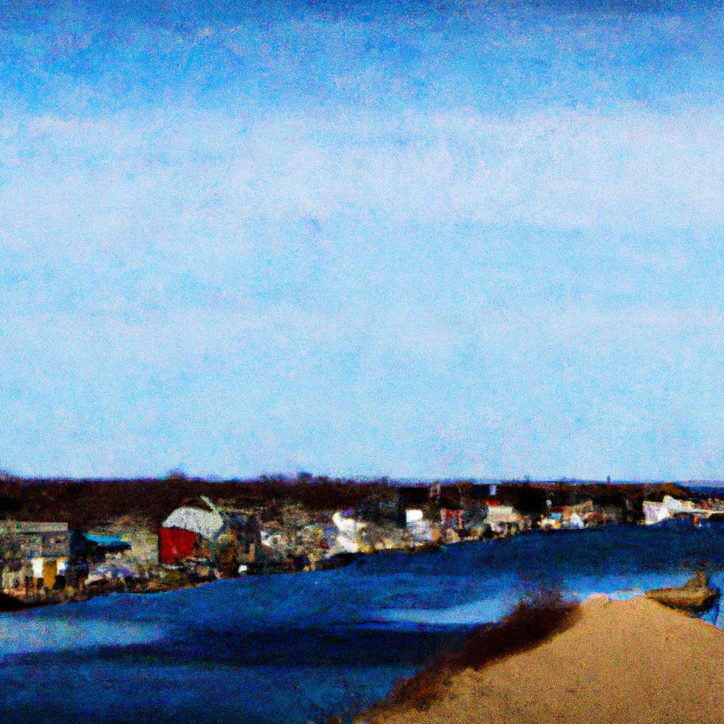 My painting of the scene