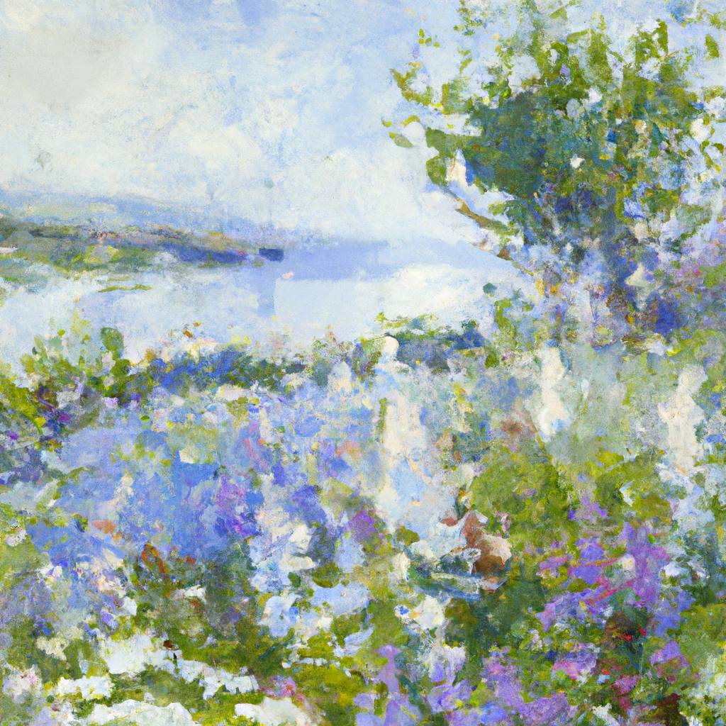 My painting of the scene