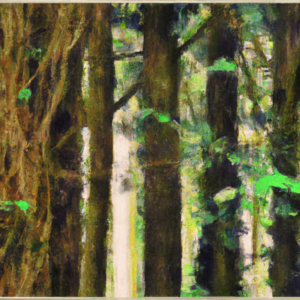 My painting of the scene