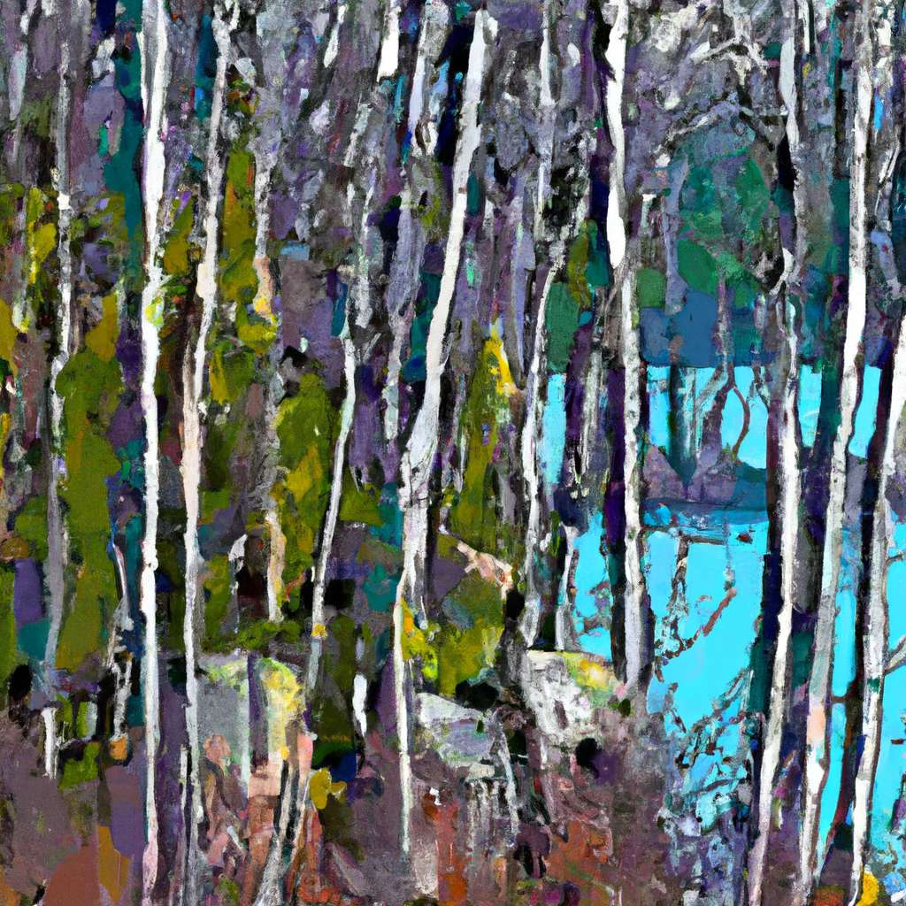 My painting of the scene