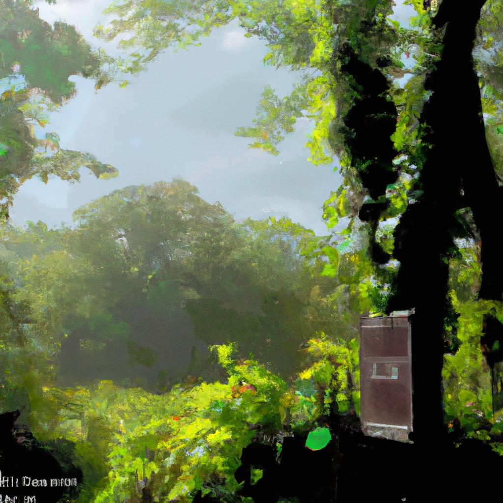 My painting of the scene