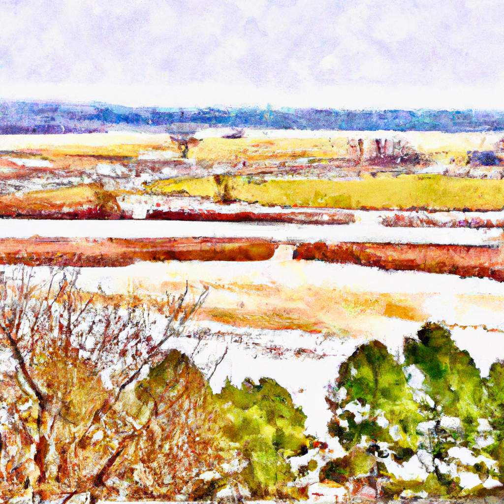 My painting of the scene