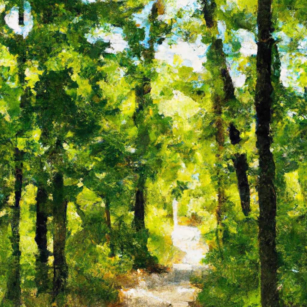 My painting of the scene