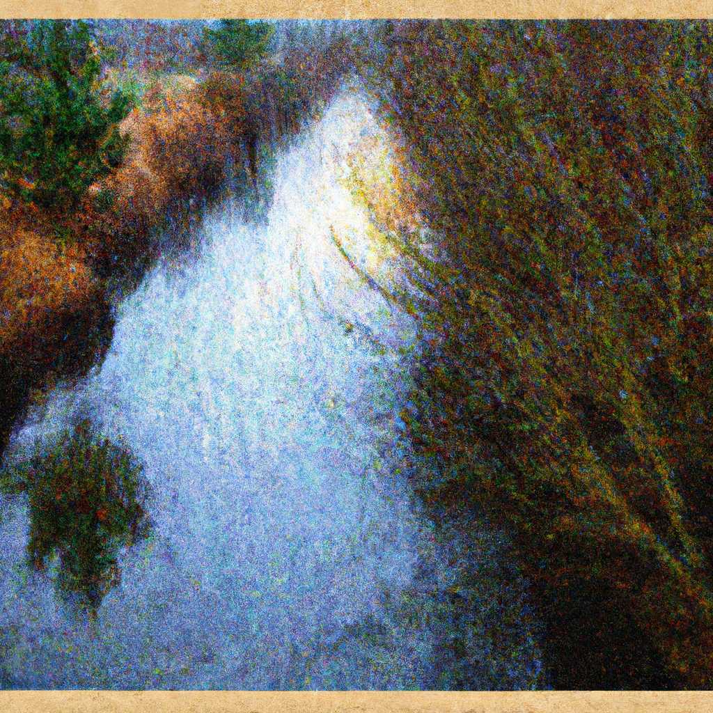 My painting of the scene