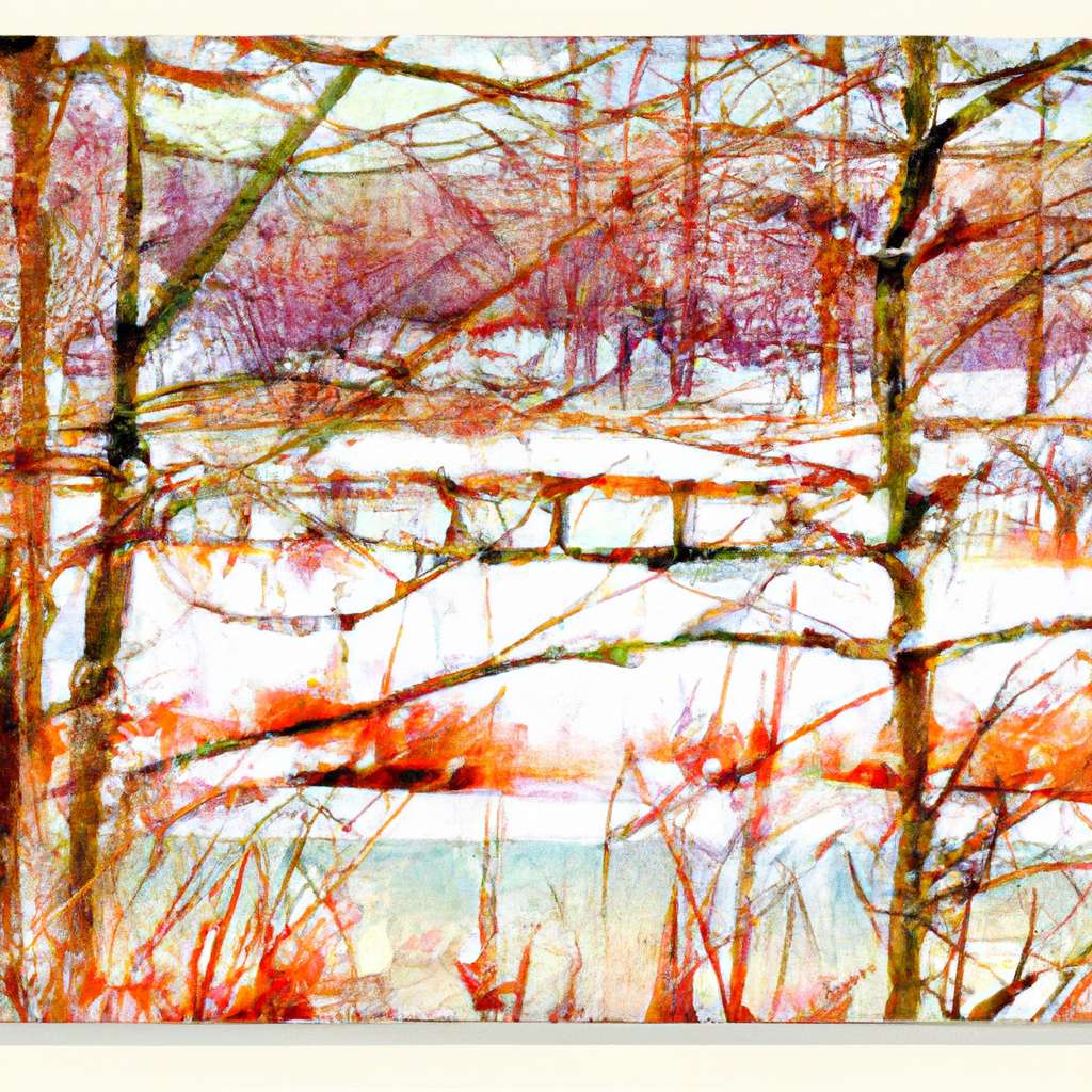 My painting of the scene