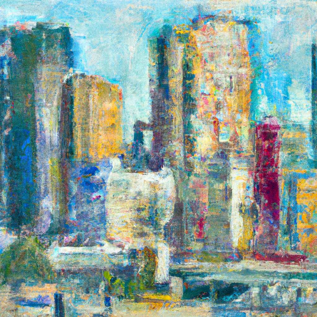 My painting of the scene