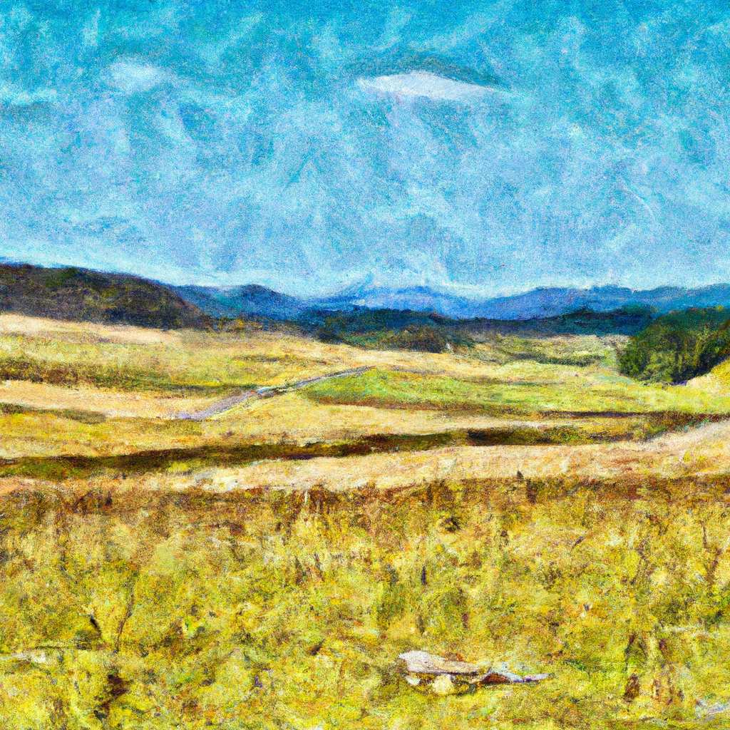 My painting of the scene