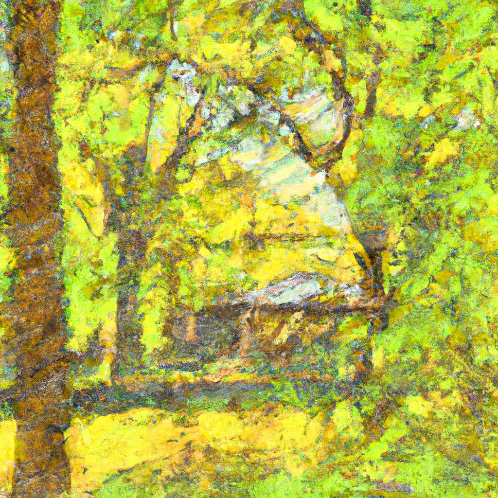 My painting of the scene