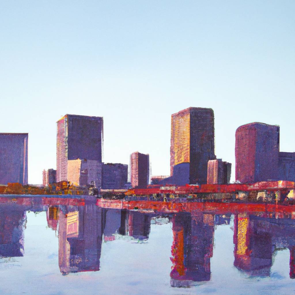 My painting of the scene