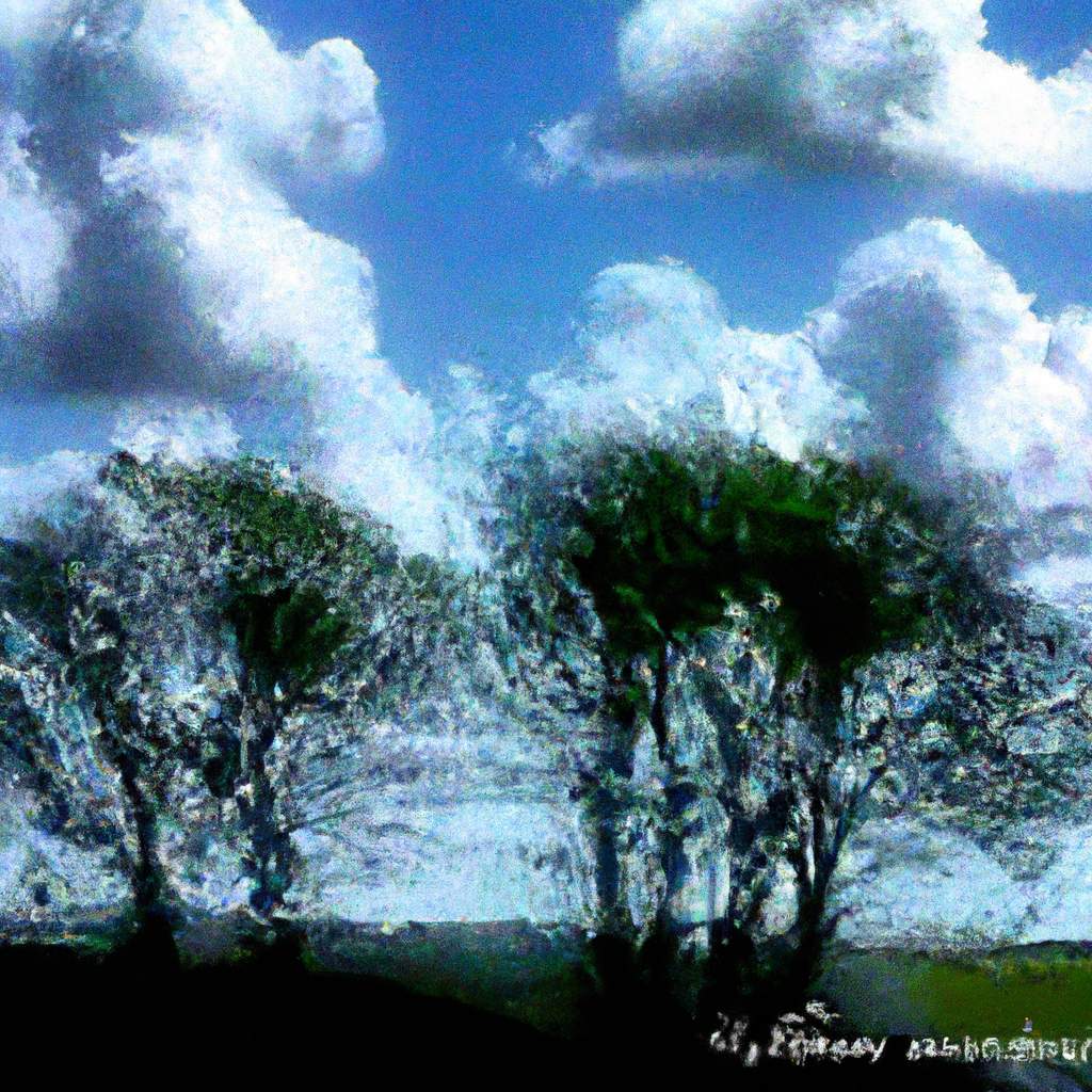 My painting of the scene