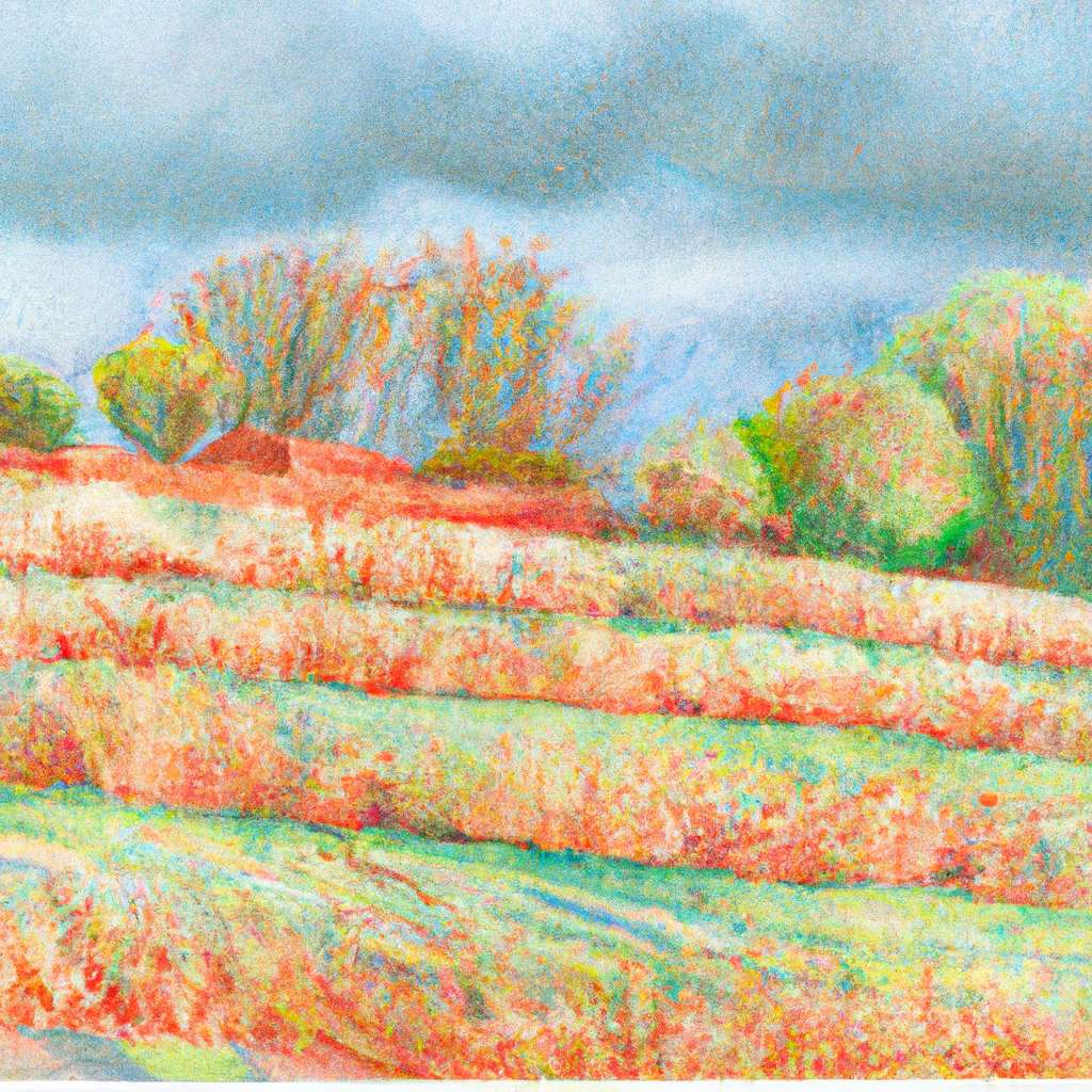 My painting of the scene